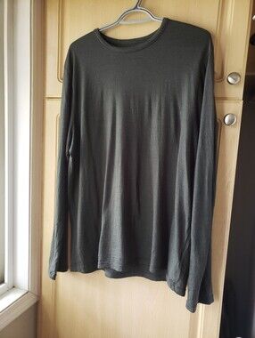 True North Merino Wool Men's Long-Sleeve Crew Neck Shirt